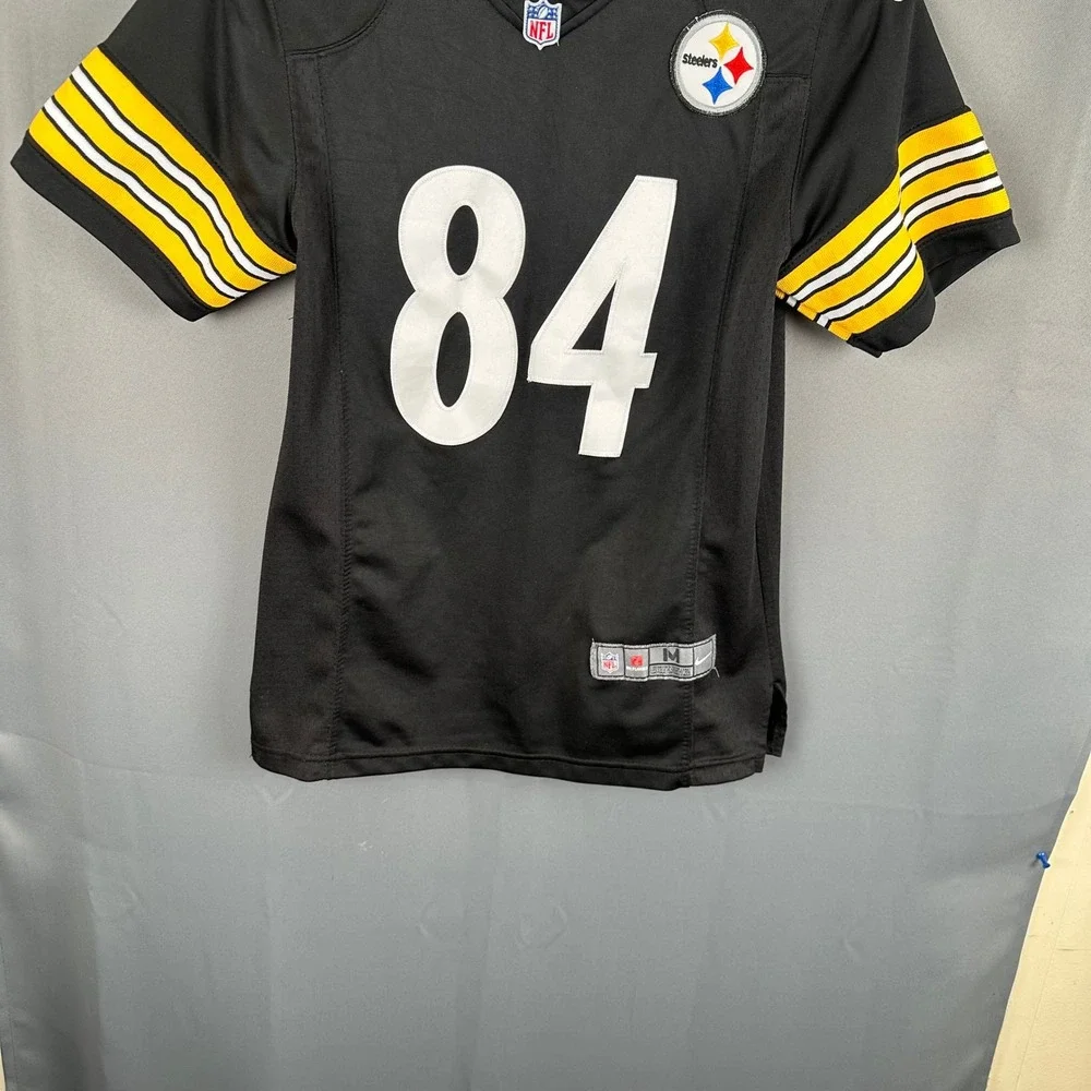 Nike NFL Pittsburgh Steelers Antonio Brown 84 Jersey Black Youth Medium